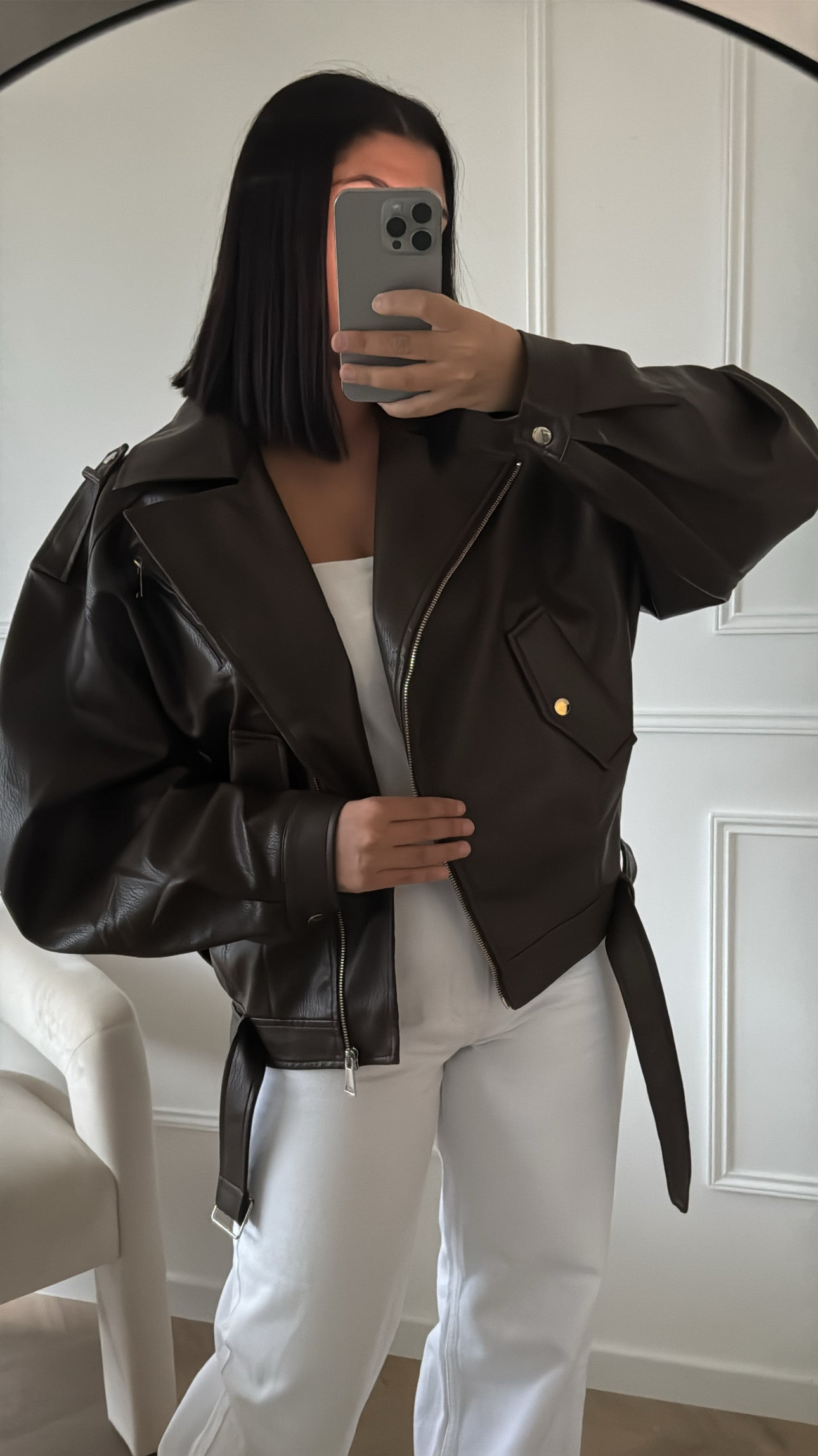SIM | VESTE BALLON CHOCO