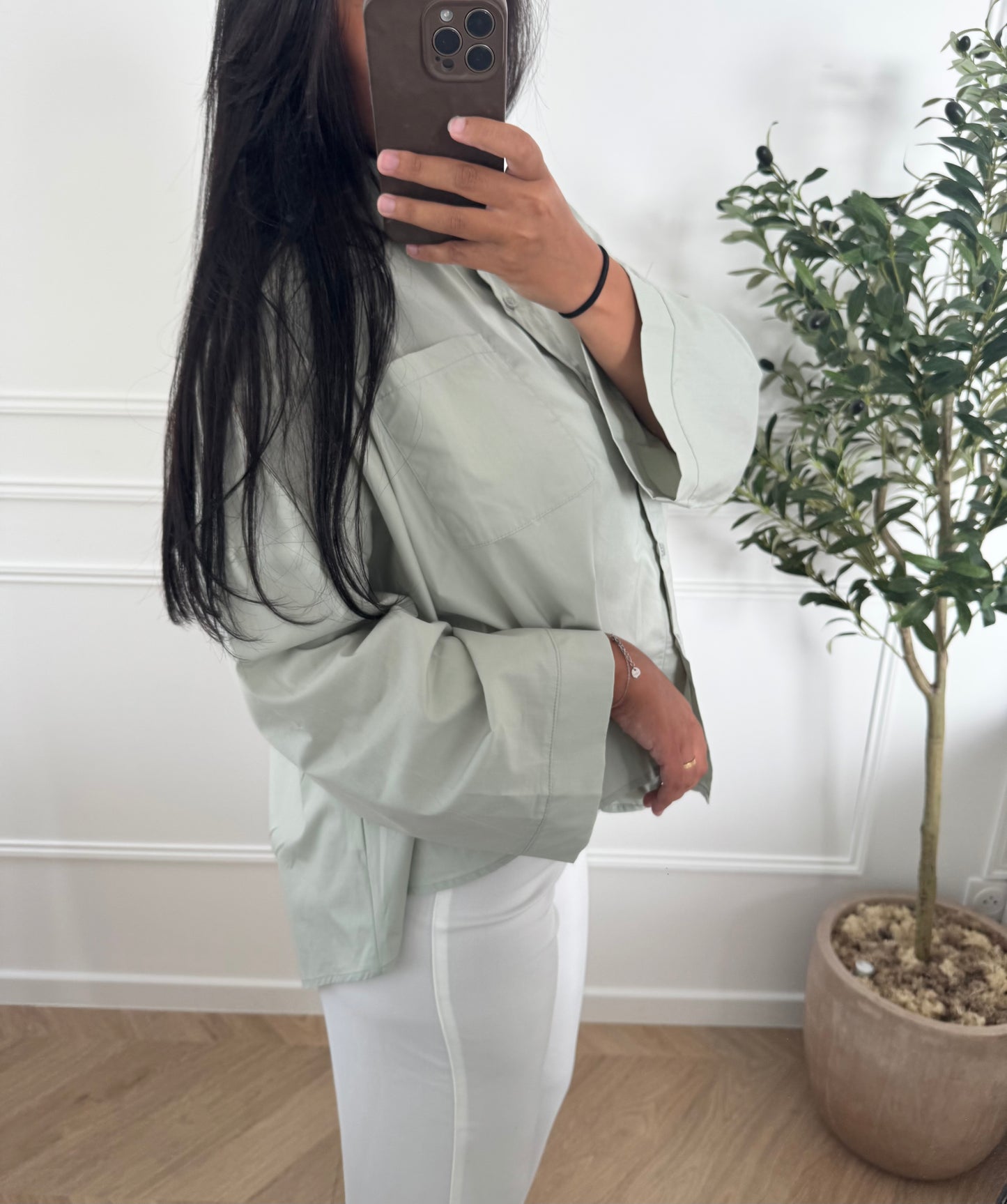 ESSENTIAL | CHEMISE VERT