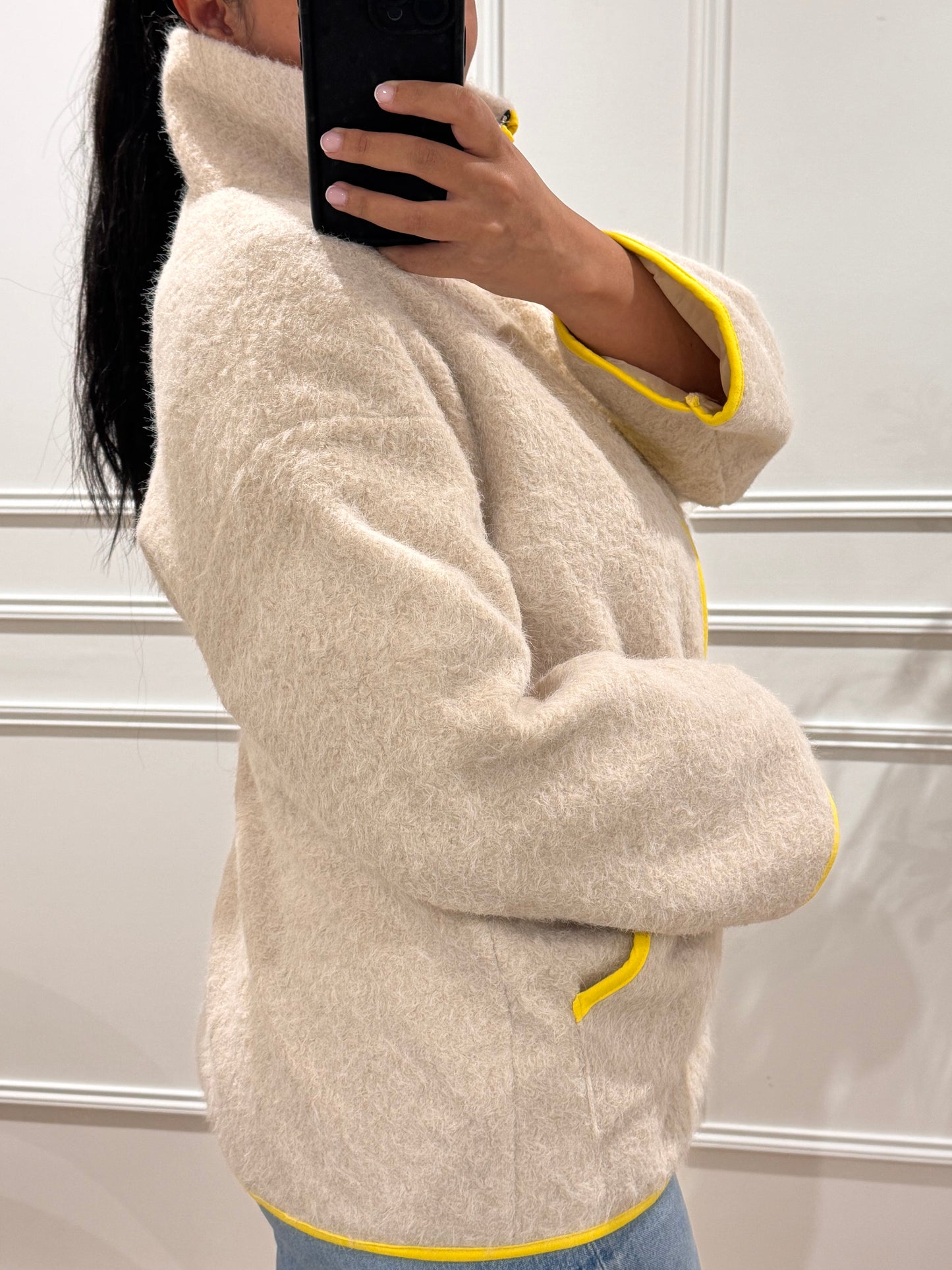 ZAR | GILET LONG BEIGE