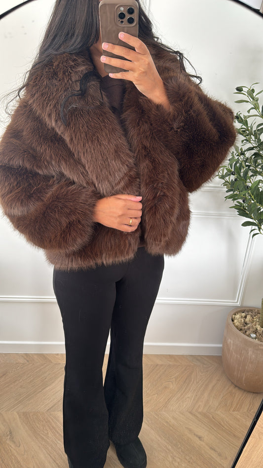 INA | FOURRURE CHOCO