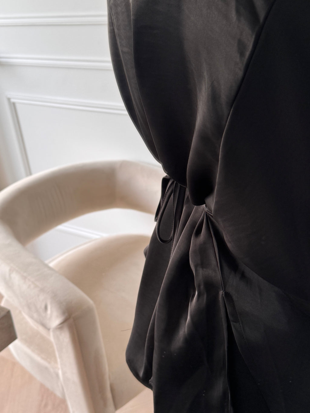 ISA | SET JUPE FLUIDE NOIR