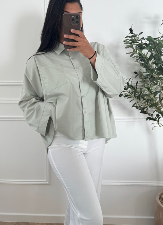 ESSENTIAL | CHEMISE VERT