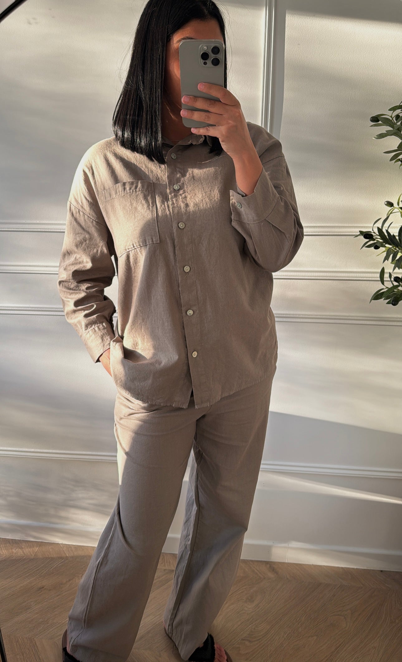 LIN | ENSEMBLE TAUPE