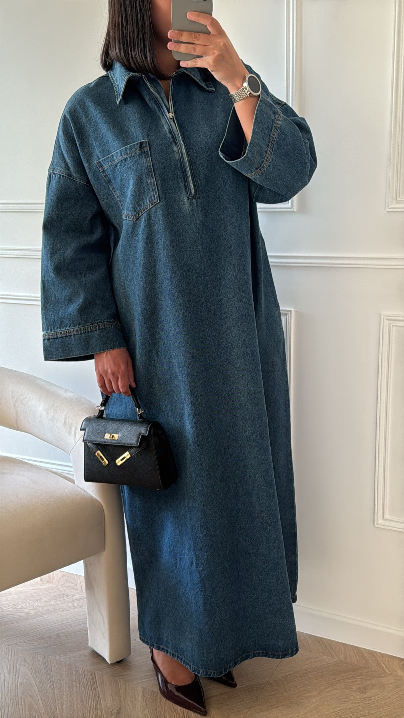 EÏA | ROBE EN JEAN BLEU