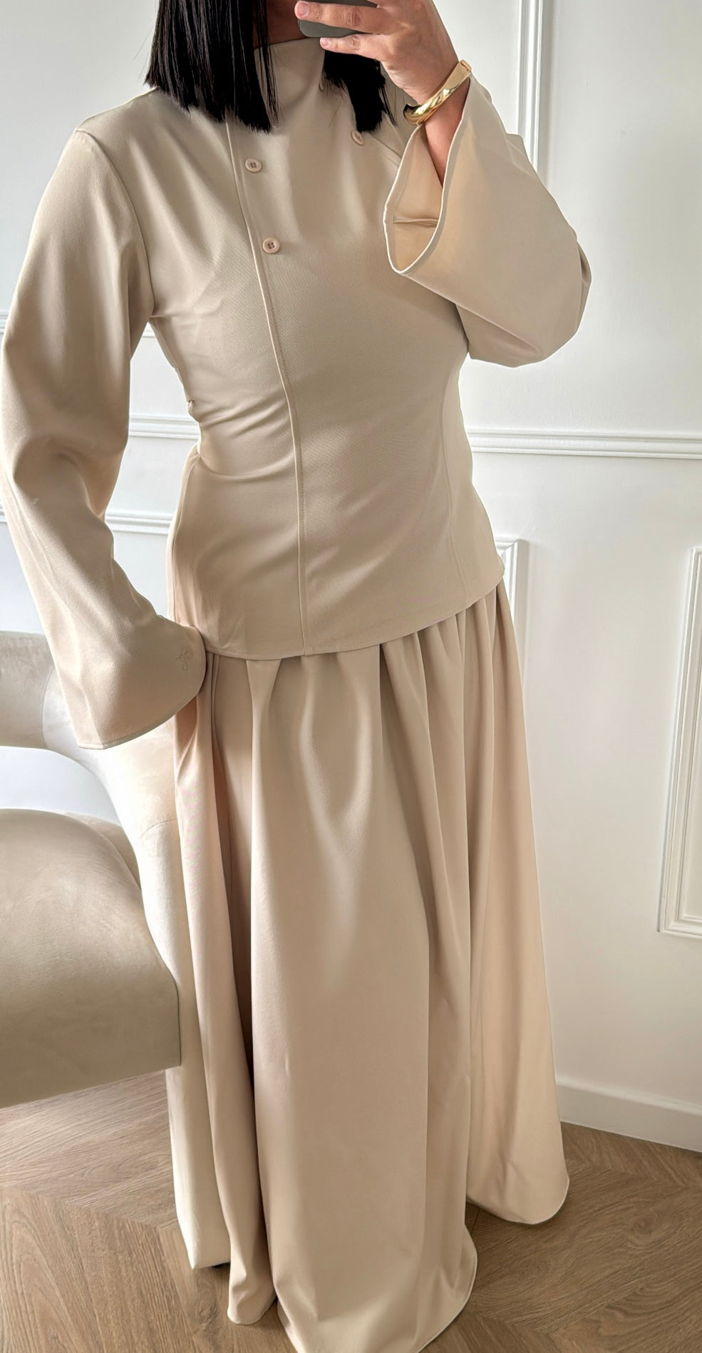 ELI | SET JUPE BEIGE