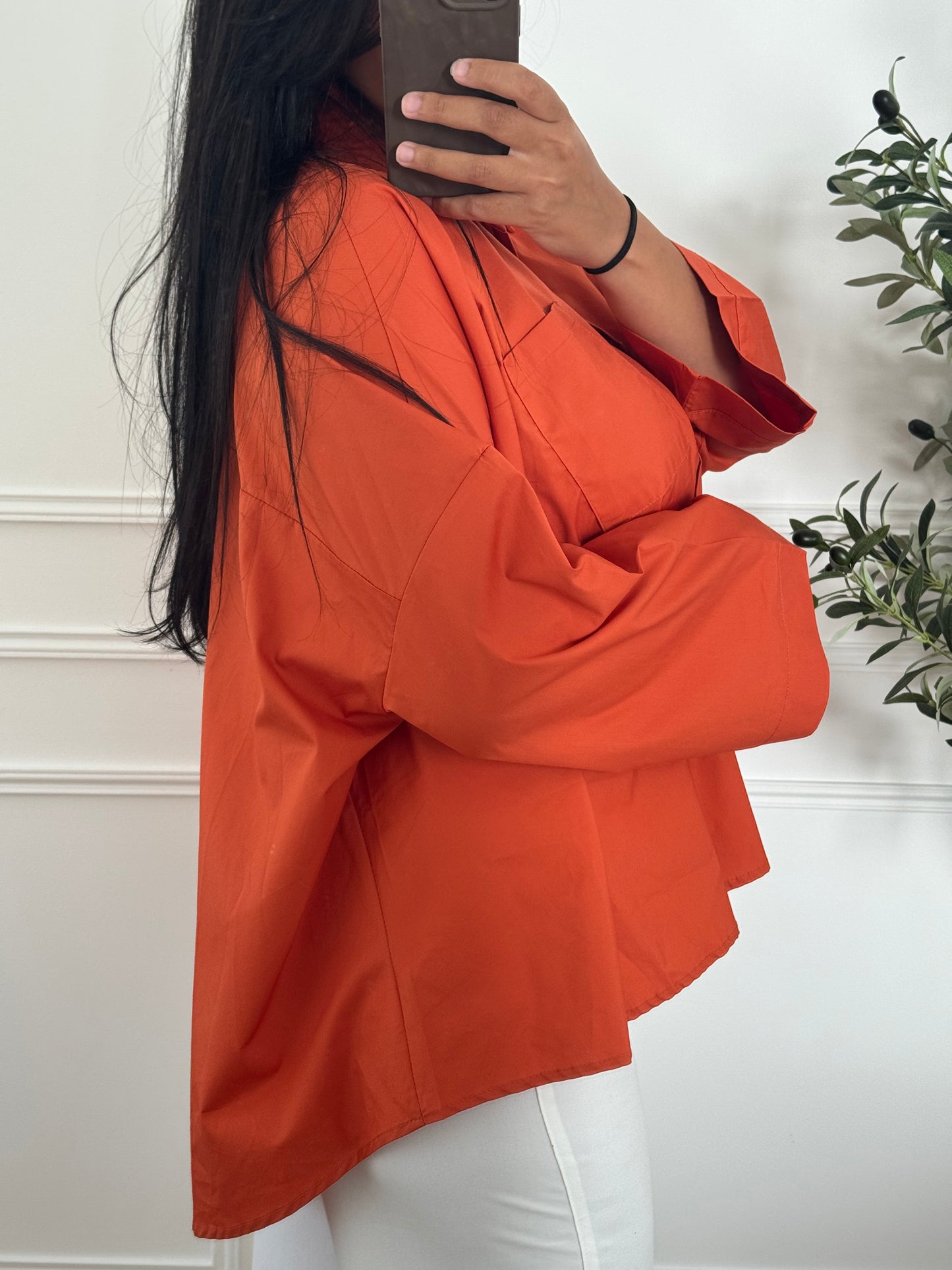 ESSENTIAL | CHEMISE ORANGE
