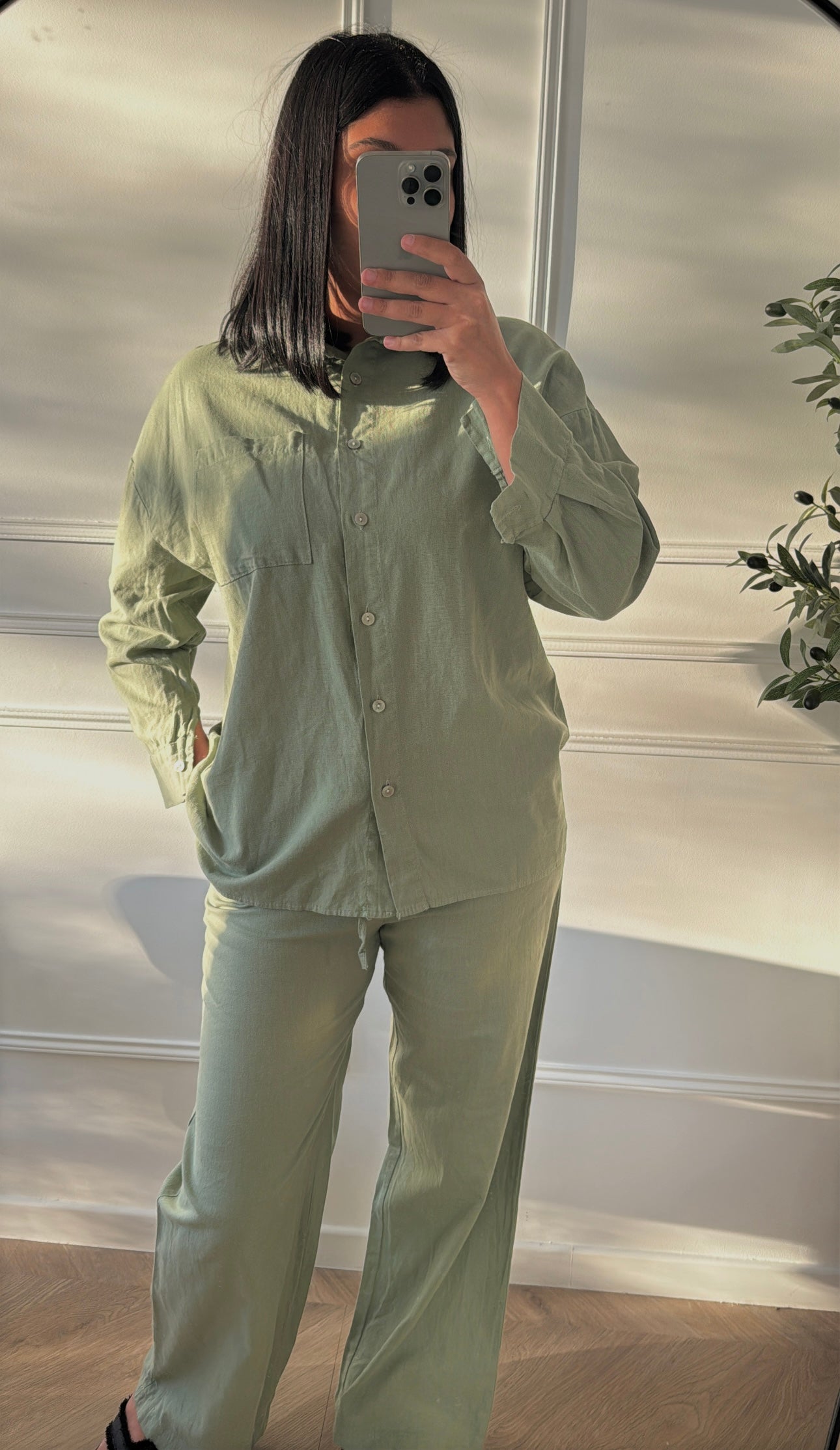 LIN | ENSEMBLE OLIVE