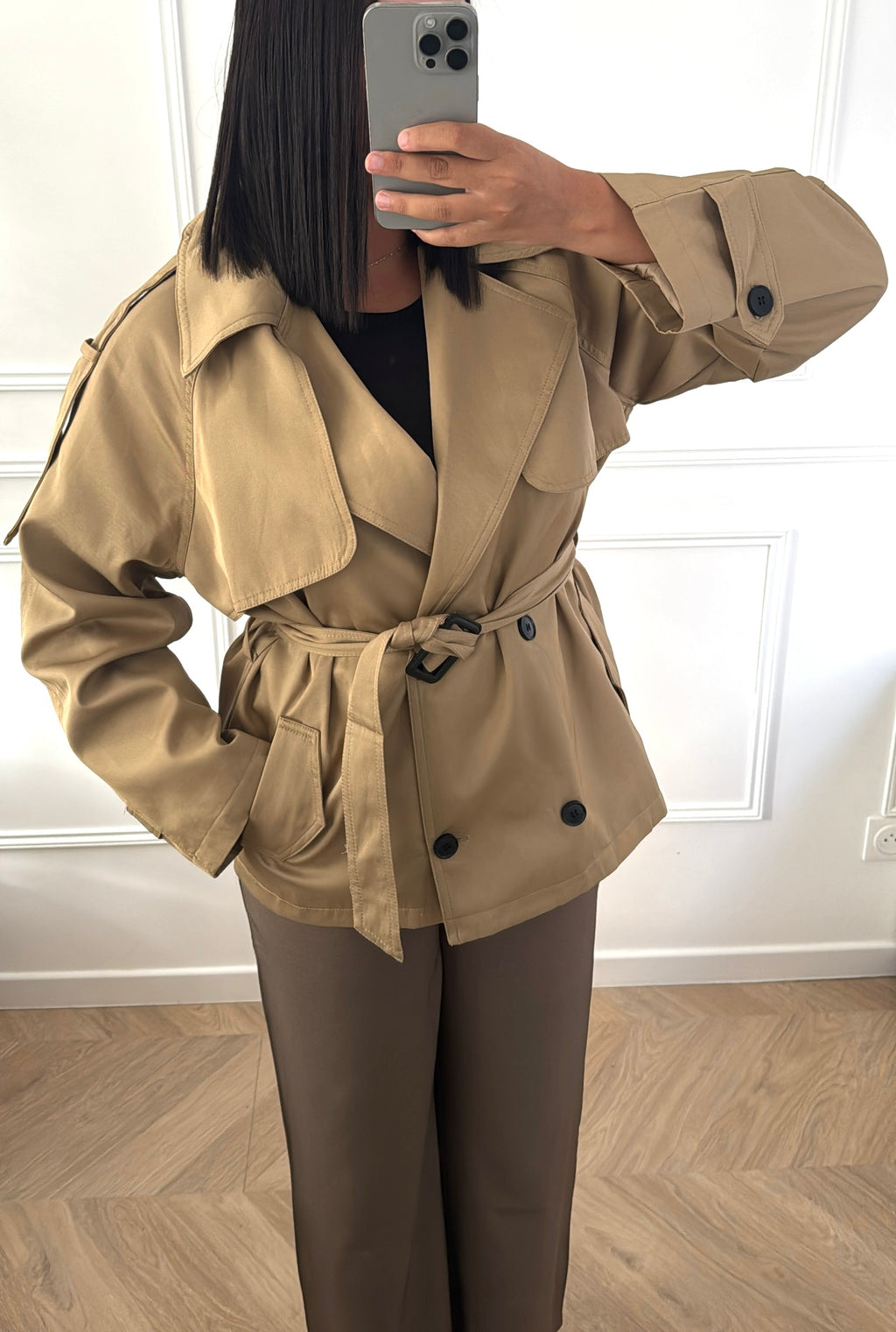TRE | TRENCH CLASSIQUE TAUPE