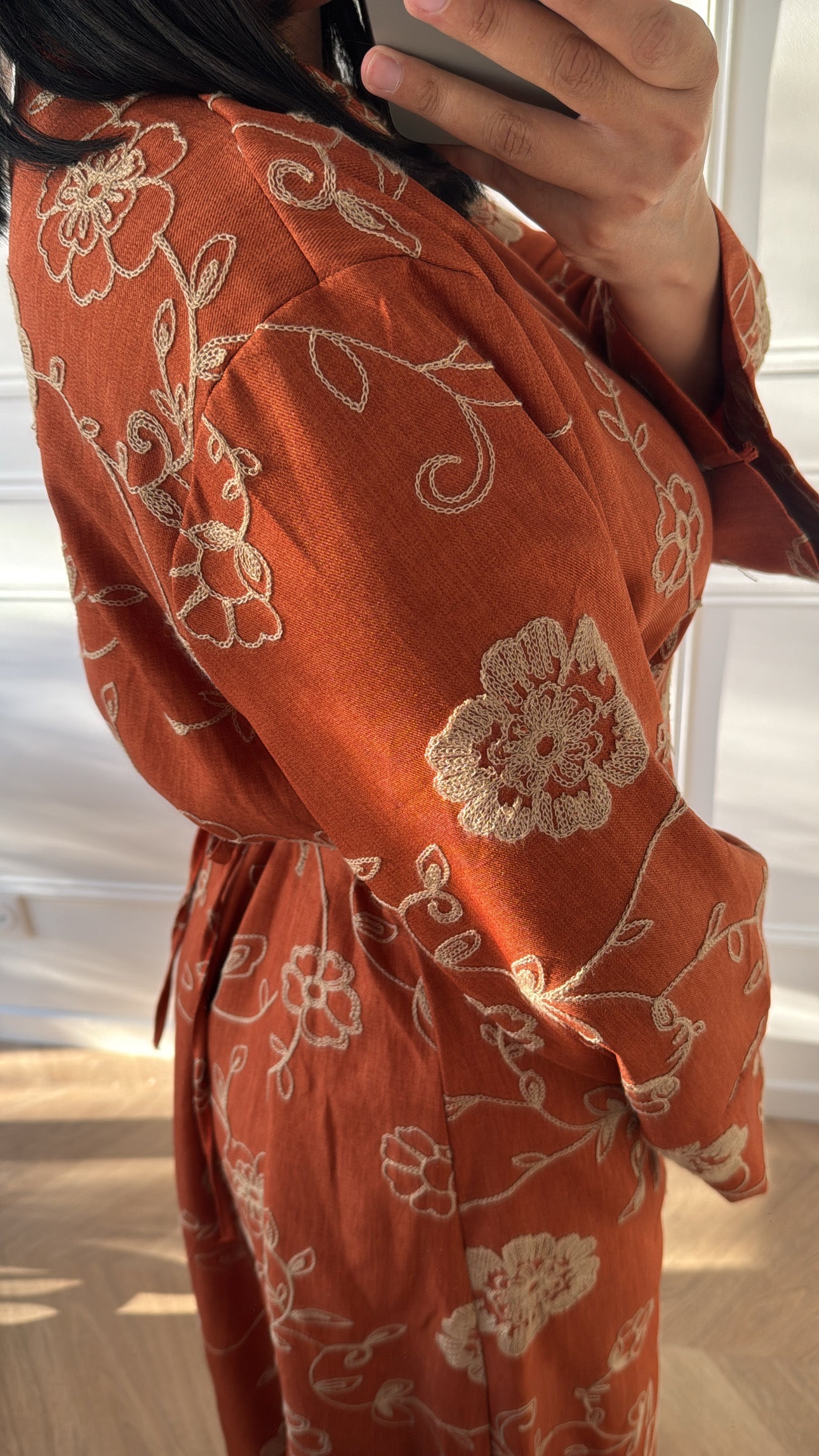 ILA | ROBE LONGUE ORANGE
