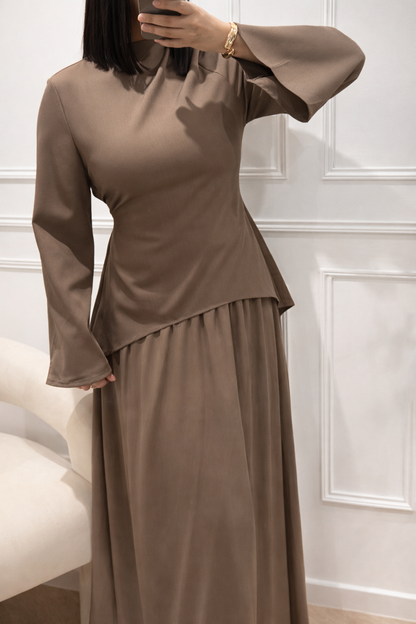 RAF | ENSEMBLE ASYMÉTRIQUE TAUPE