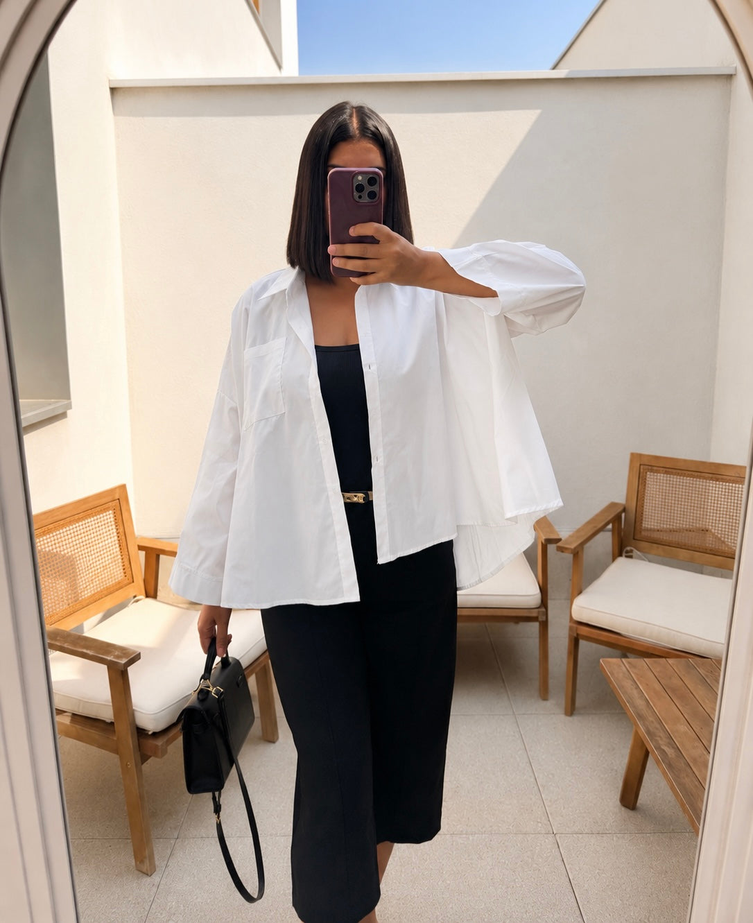OVE | CHEMISE OVERSIZE BLANC