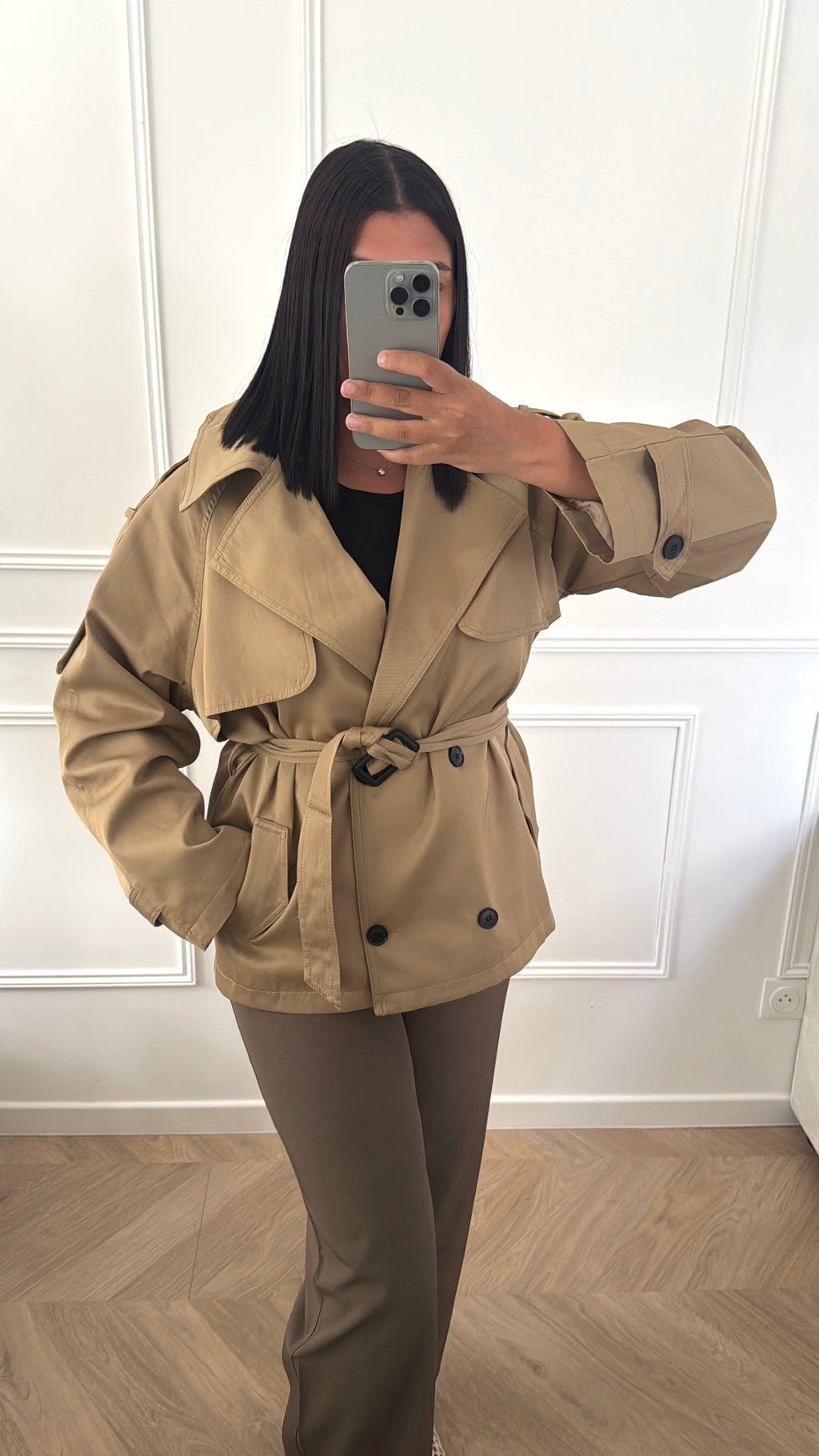 TRE | TRENCH CLASSIQUE TAUPE
