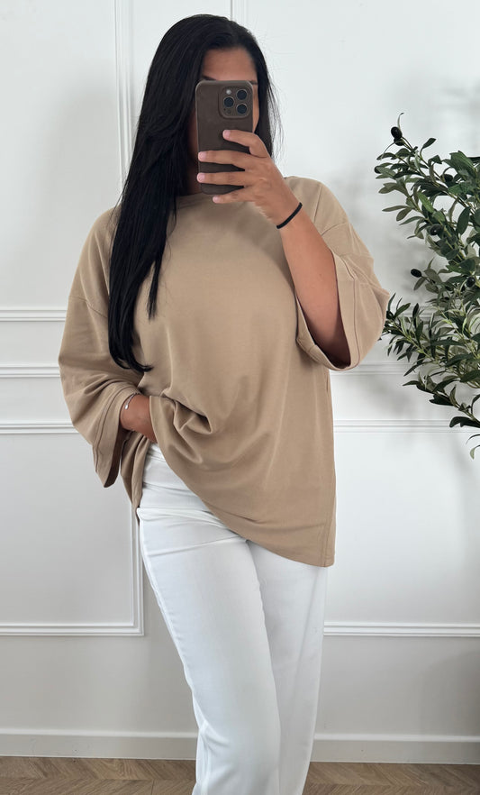 ESSENTIAL | SWEAT BASIC TAUPE