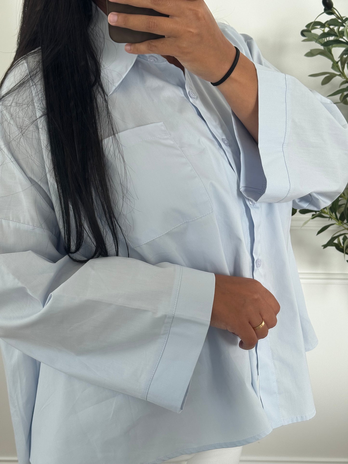 ESSENTIAL | CHEMISE BLEU