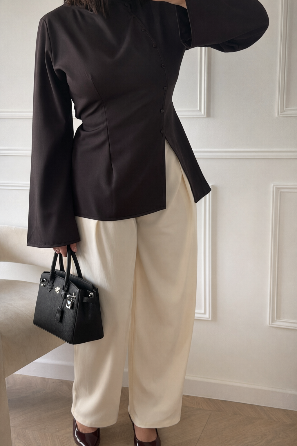 PAN | PANTALON CLASSY CRÈME