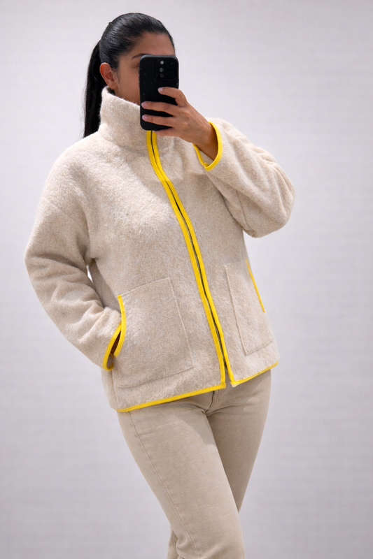 ZAR | GILET LONG BEIGE