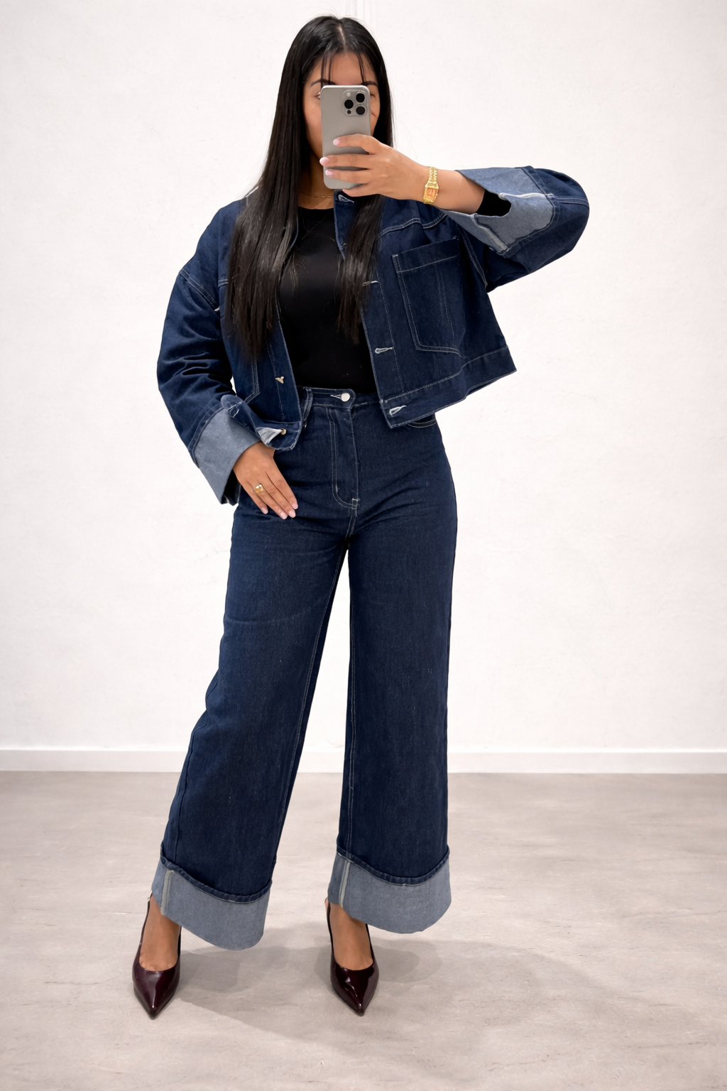 JEA | ENSEMBLE DENIM BLEU