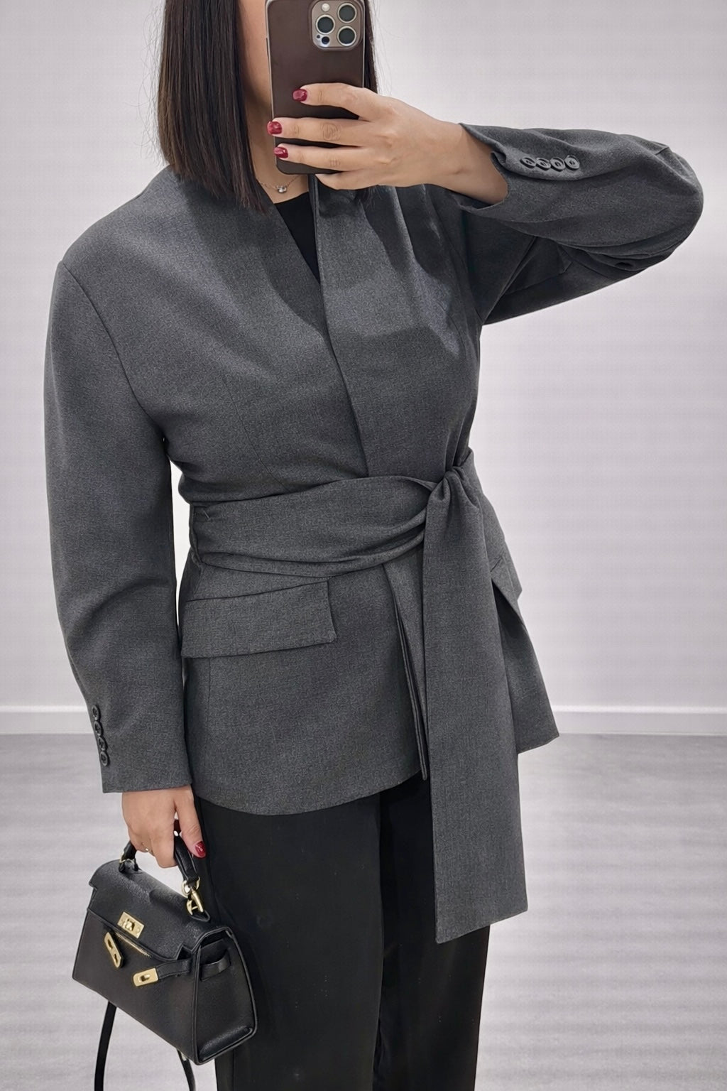 BLA | VESTE BLAZER GRIS