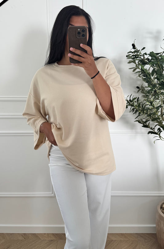 ESSENTIAL | SWEAT BASIC BEIGE