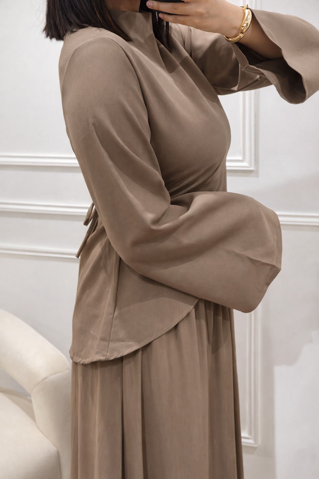 RAF | ENSEMBLE ASYMÉTRIQUE TAUPE