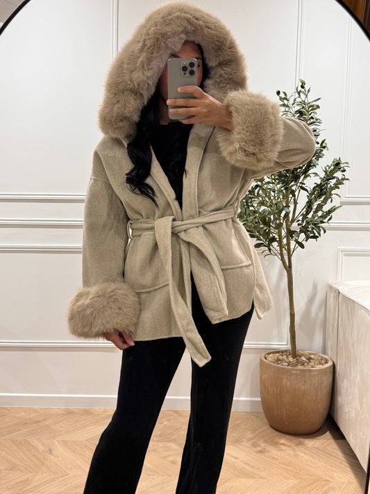 GII | MANTEAU CASUAL TAUPE