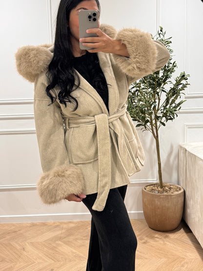 GII | MANTEAU CASUAL TAUPE